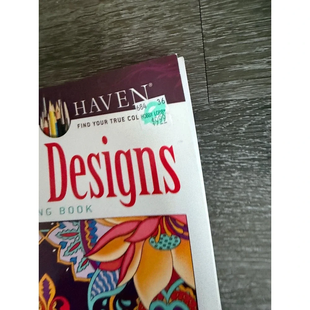 Creative Haven Art Nouveau & Mehndi Designs Coloring Book Set Marty Noble Dover